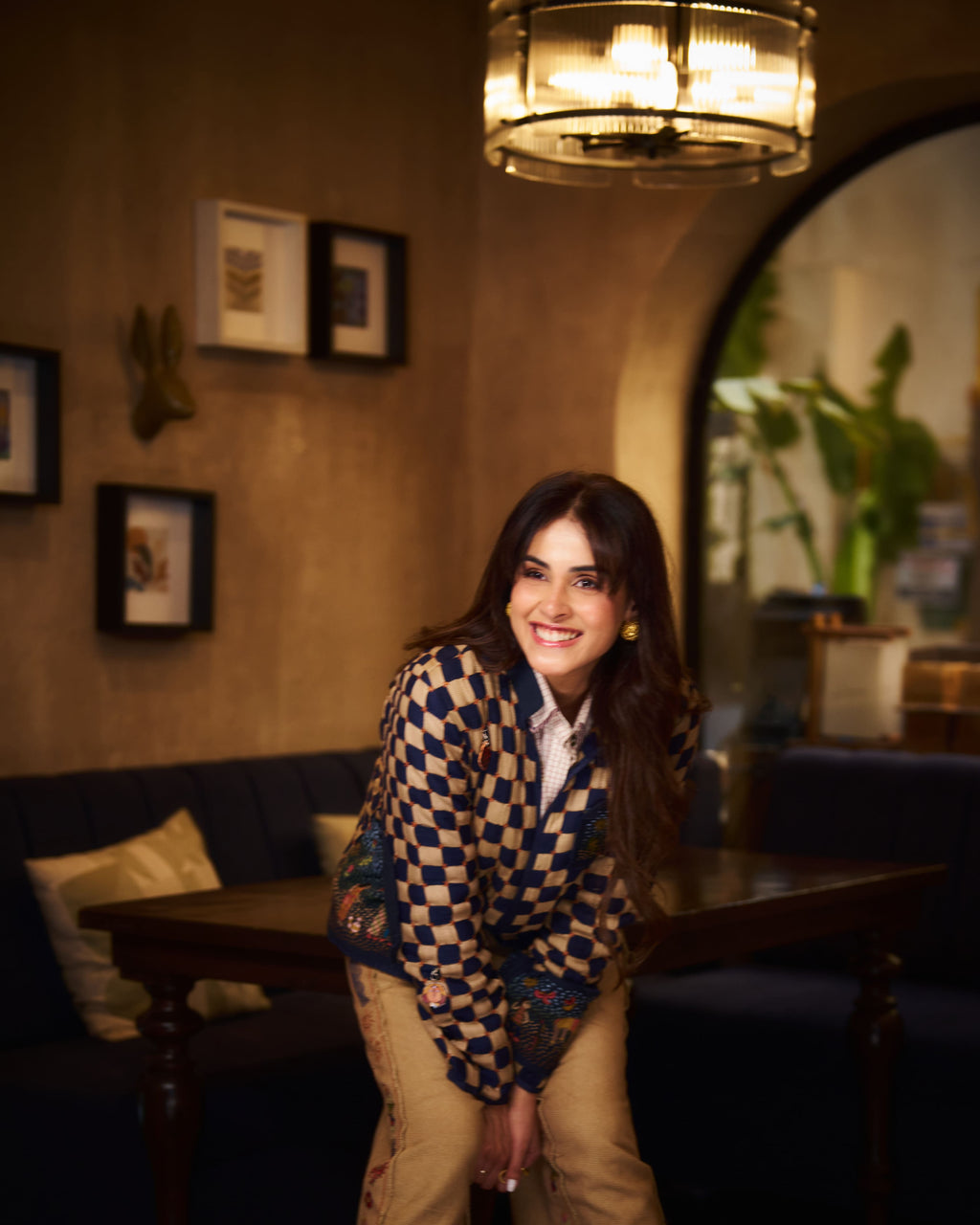 Genelia d'souza in Across29 jacket