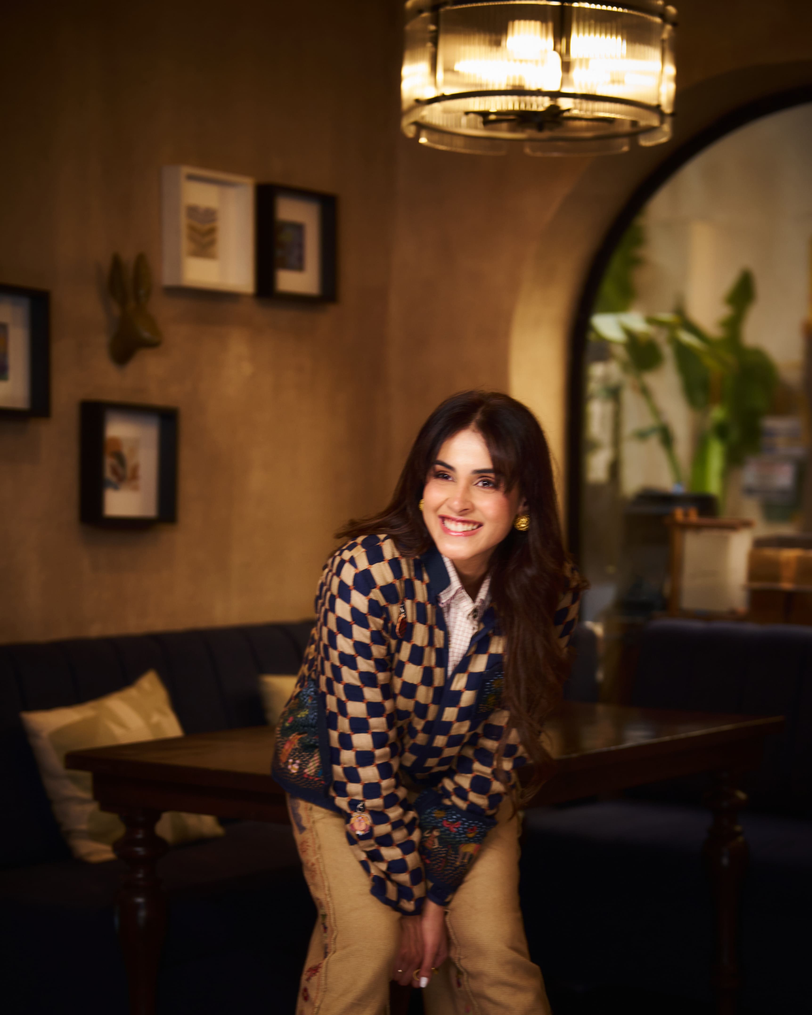 Genelia d'souza in Across29 jacket